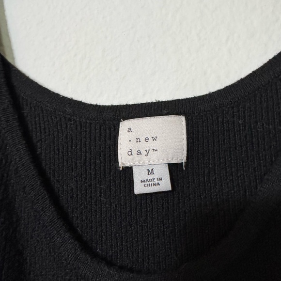 a new day Black Knit Tank Top - Picture 2 of 2